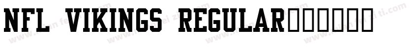 NFL Vikings Regular字体转换